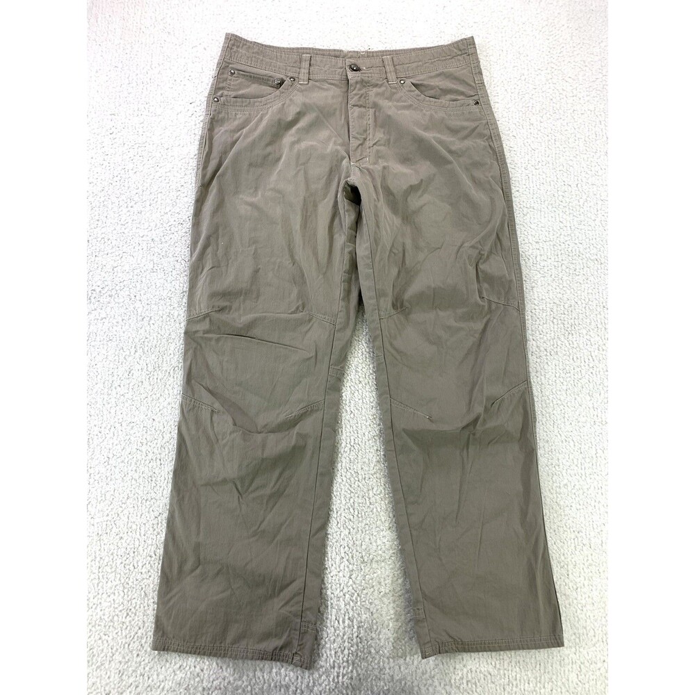 Killik Lightweight Utility Pants Khaki Tan Hiking Fishing Mens Size 36x30